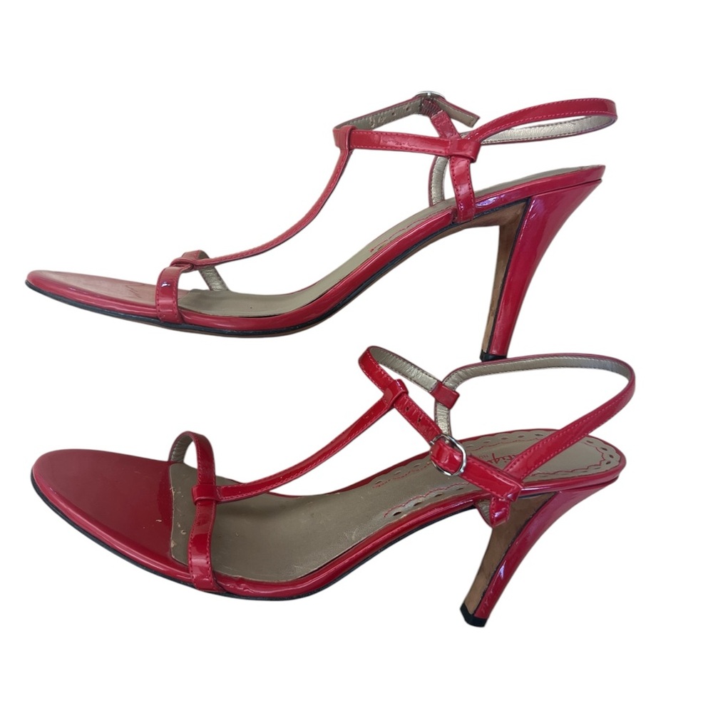 Nordstrom Boutique red  Strappy Sandals All leather